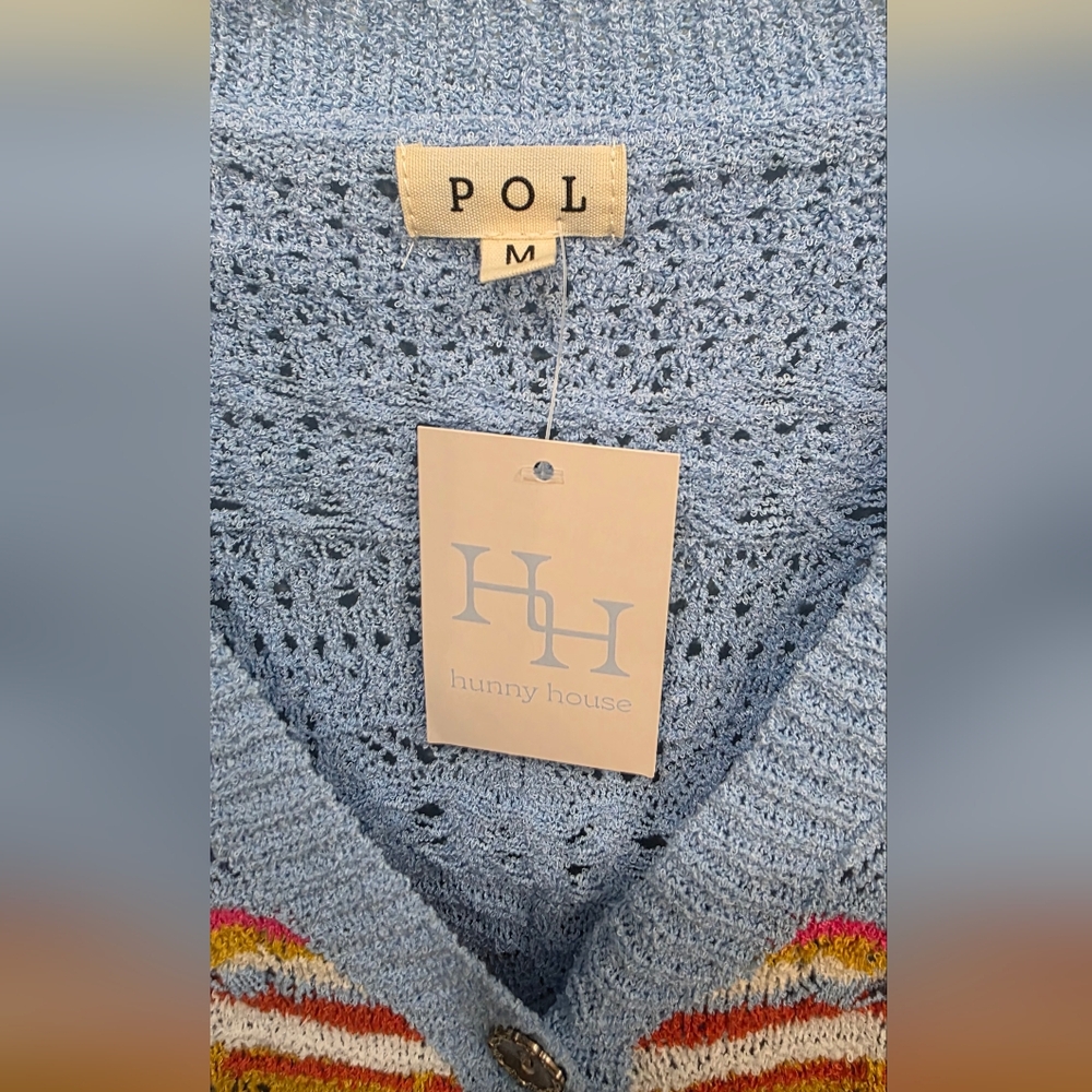 POL Multicolor Striped Cardigan - Picture 8 of 9